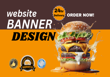 I will create custom web banner for social media cover or website