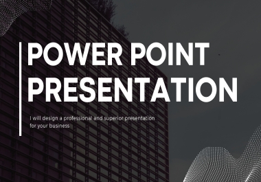 I will create professional presentation slides design
