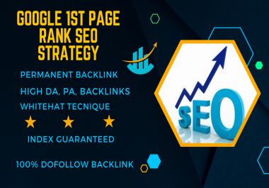 Google 1st Page rank SEO strategy for your site