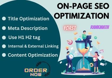 Complete On-page SEO optimization with Yoast and Rank math