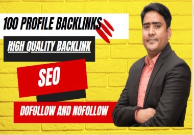 I will build profile 200 SEO backlinks to help your google rankings.