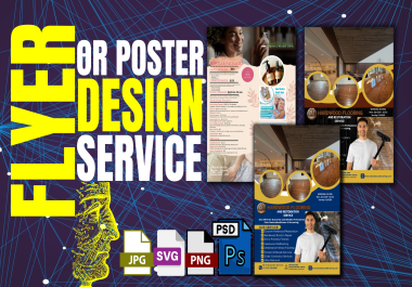  "Eye-Catching Flyer Design / Poster Design: Your Message, Our Artistry!":