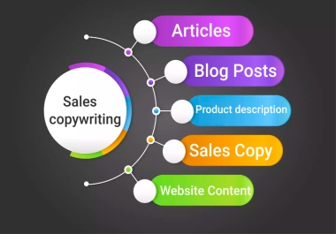 I will Write sales copywriter for your sales page