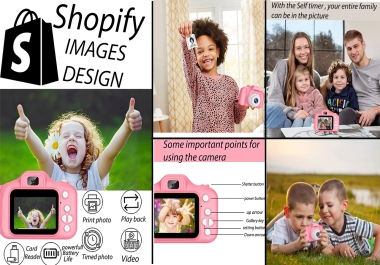 I will shopify product listing images design, infographics, pictures, ebc photo editing