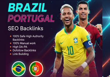 I will do 25+ high authority Brazil Portugal SEO Portuguese Brazilian link building backlinks Br Pt