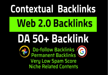 I will do 500+ web2.0 article and profile mix contextual backlinks