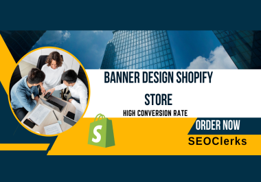 I will design shopify premium banner design store