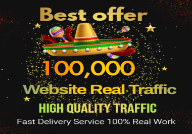 100000 Worldwide Web Traffic,  Real Website Traffic