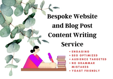 I will be SEO content writer and website content writer