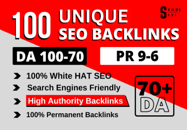 100 Unique SEO Backlinks Dofollow to Boost Website Ranking on DA 90 Sites
