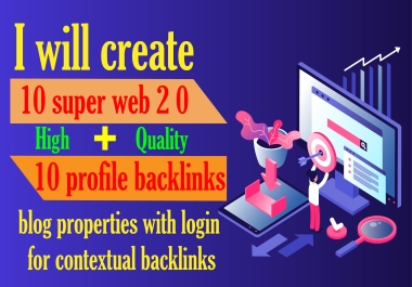 create 20 web 2 0 blog properties contextual backlinks