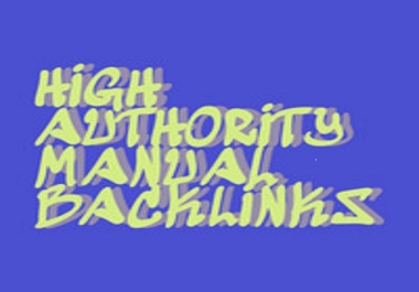 I Will Provide High Authority 50 White Hat Manual Backlinks