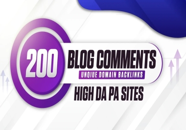 I will manually high da pa blog comment unique domain link building