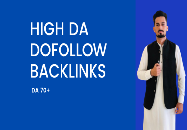 High DA Dofollow Backlinks with less spam score