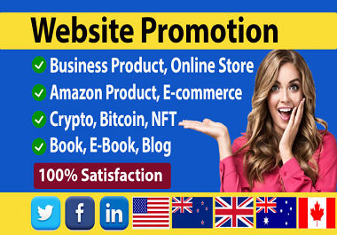 I will do organic promotion for your website to boost traffic on social media platform