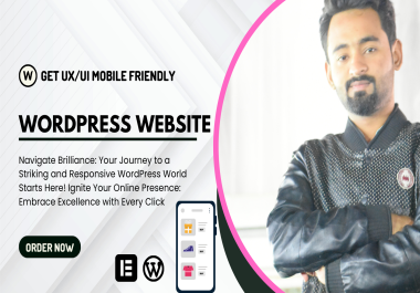 Get UX/UI Mobile Friendly WordPress Website