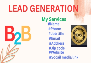 Get Lead Generation for your business as you demand