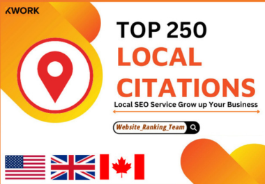 Boost Your Business with 250 High-Quality Local Citations