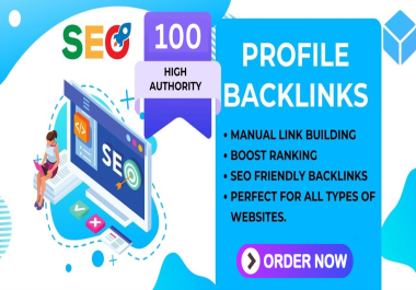 I Will Create Manual High-Quality Profile SEO Backlinks from Authority DR Websites