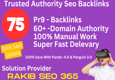 You will get 75 high authority quality SEO dofollow backlinks