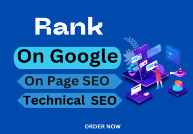 I will do website on page SEO and technical optimization service of WordPress