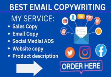 I will do impressive sales email copywriting to skyrocket your sales.