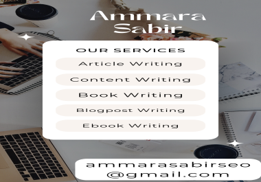 Article,  Web Content Writer,  Book Writer