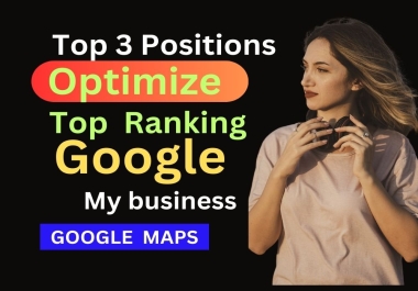 I will do google my business optimization, local seo and map citation for gmb ranking