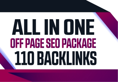 110 All In One Off Page Manual SEO Link Building Service