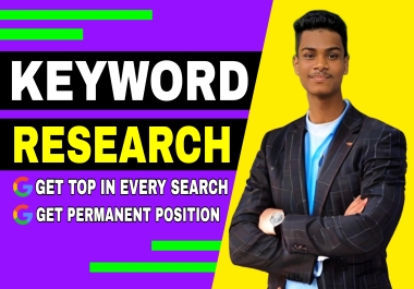 Best 20 focused Seo quality keyword research for your website and competitor analysis