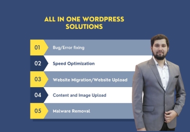 I will do WordPress bug fix,  WordPress issues,  fix WordPress error