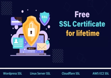 Install lifetime free SSL on website and AWS SSL