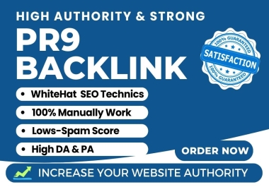 70 High Authority Strong PR9 Backlink for Boosting Your Website's Rank in Google