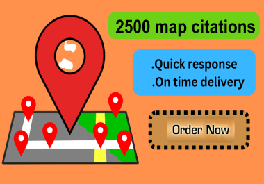 2500 google map citation for your local business Seo