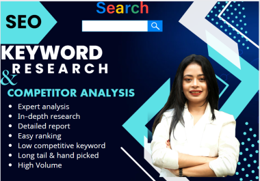 I will do SEO keyword research & competitor analysis for your website