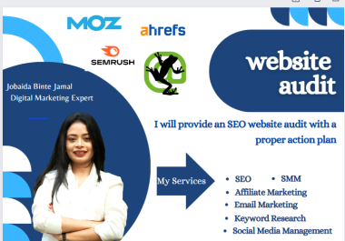 I will provide SEO Website Audit with a proper action...