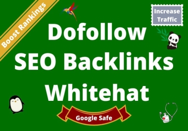 I will create high quality SEO contextual backlinks with white hat link building