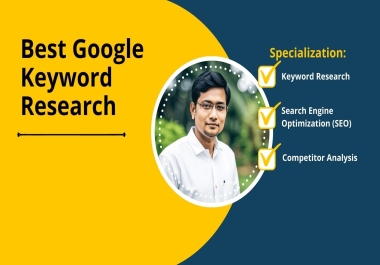 Best google keyword research with Niche research
