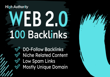 i'll Make 100 Powerfull Da 90+ web 2.0 Backlinks buy 3 get 1 free