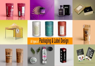 I will do product packaging, pouch, bag and product label designs within 24 hours