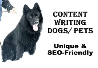 I will write engaging and high quality dog article and pet blog