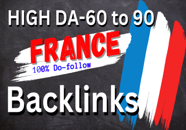 I will make 15+ French SEO link building with high authority Do-follow France .FR backlinks