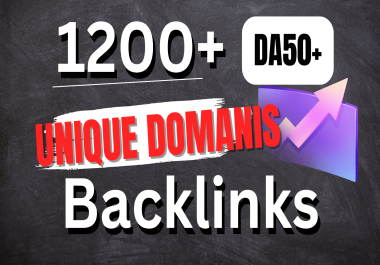 I Will Build 1200 SEO Backlinks From 1200 Unique Domains For Google Ranking