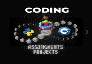 i will do your cpp and python assignment's and projects.