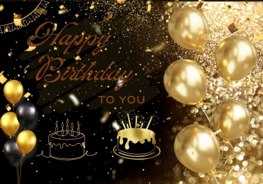 I will design happy birthday card and greeting card for you