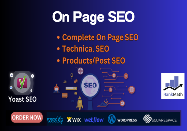 I will professionally do technical On Page SEO Of your website