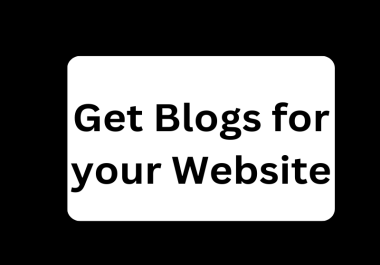 Get SEO optimized with 100 plagarism free Blog for Your Website
