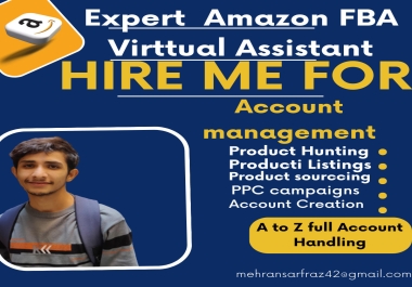 Virtual assistant for amazon fba wholesale
