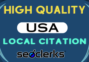 I will give top 250 best USA local citations