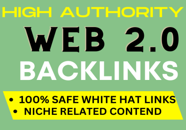  Enhance Your Google Ranking with 100 White Hat SEO Service Web 2.0 Backlinks